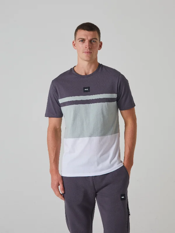 Men's polo t - shirts with a contrast collar for a preppy lookKoby Tee Scorpion Grey Men's polo t - shirts with a contrast collar for a preppy lookKoby Tee Scorpion Grey