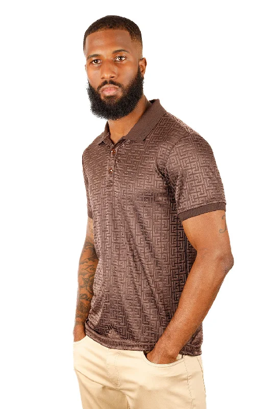 Men's ribbed cuffs and hem polo shirts for a textured lookThrust Out Polo Shirt