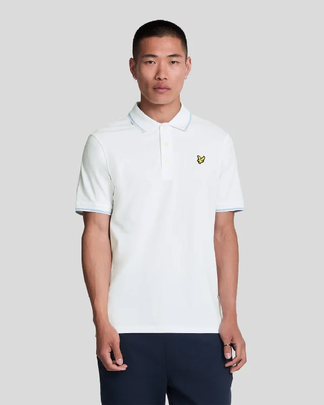 Men's budget - friendly basic polo shirts in multiple colorsTipped Polo Shirt