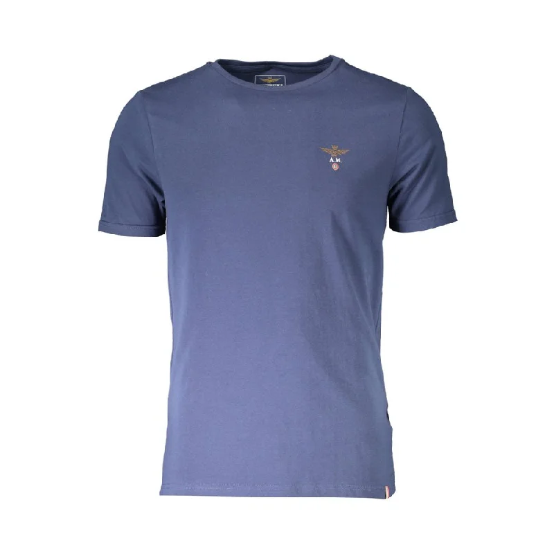 Men's button - front t - shirts with a unique artistic printAeronautica Militare Cotton Men's T-Shirt Men's button - front t - shirts with a unique artistic printAeronautica Militare Cotton Men's T-Shirt