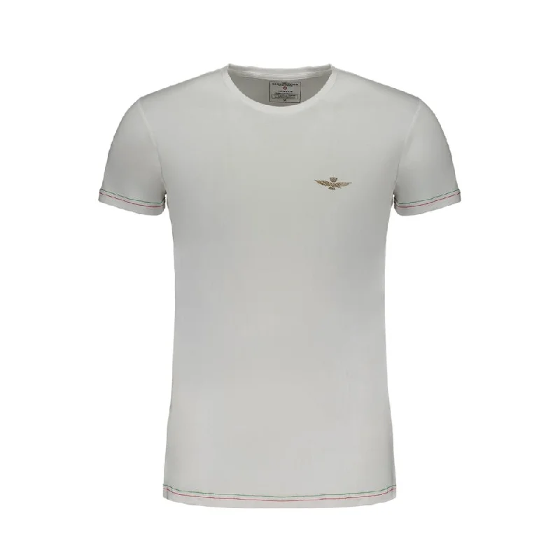 Men's thermal t - shirts with a high - neck design for cold weatherAeronautica Militare Cotton Men's T-Shirt Men's thermal t - shirts with a high - neck design for cold weatherAeronautica Militare Cotton Men's T-Shirt