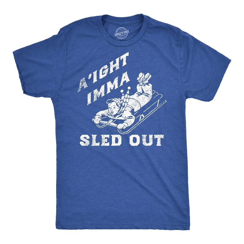 Men's UV - protection t - shirts for outdoor activities in the sunAight Imma Sled Out Men's T Shirt Men's UV - protection t - shirts for outdoor activities in the sunAight Imma Sled Out Men's T Shirt