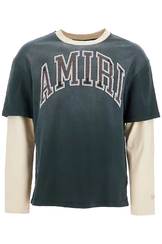 Men's eco - friendly recycled t - shirts for sustainable fashion choices"Amiri Men's Vintage Long Sleeve T Men's eco - friendly recycled t - shirts for sustainable fashion choices"Amiri Men's Vintage Long Sleeve T