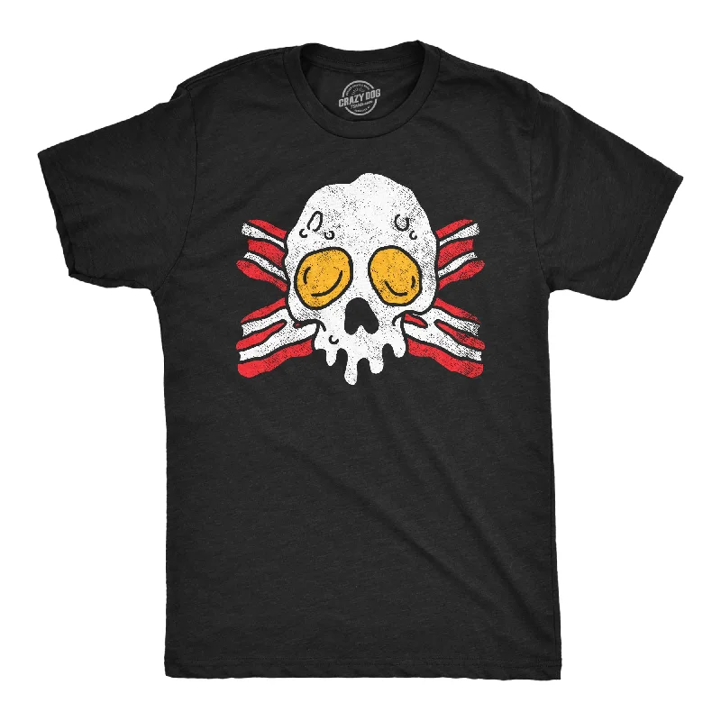 Men's antimicrobial t - shirts for odor - free freshness during travelBacon And Egg Skull Men's T Shirt Men's antimicrobial t - shirts for odor - free freshness during travelBacon And Egg Skull Men's T Shirt