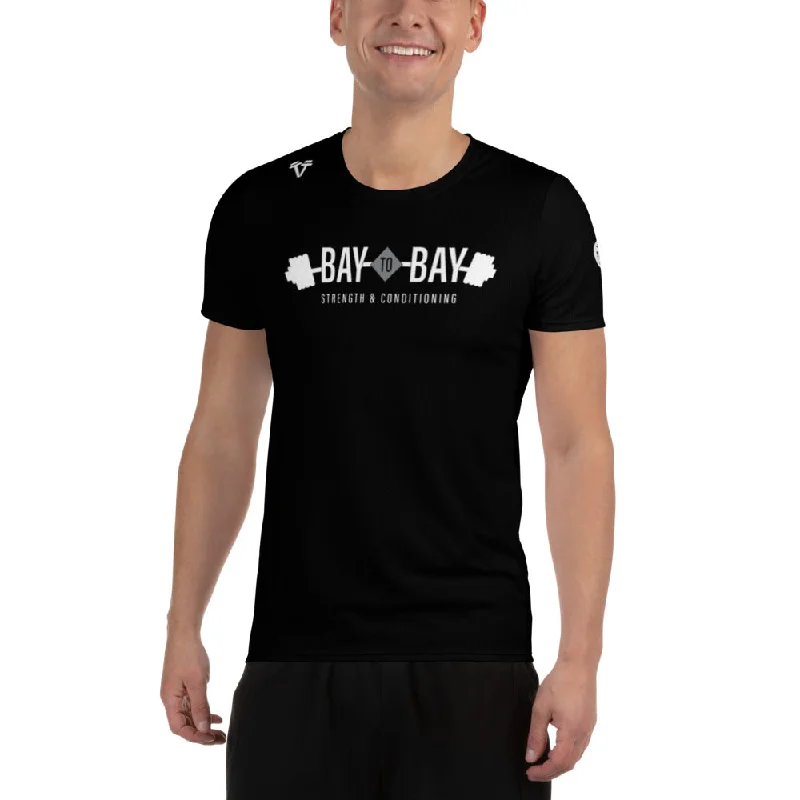 Men's ribbed t - shirts with a textured finish for added styleBay to Bay x Virtus Gym Shirt Men's ribbed t - shirts with a textured finish for added styleBay to Bay x Virtus Gym Shirt