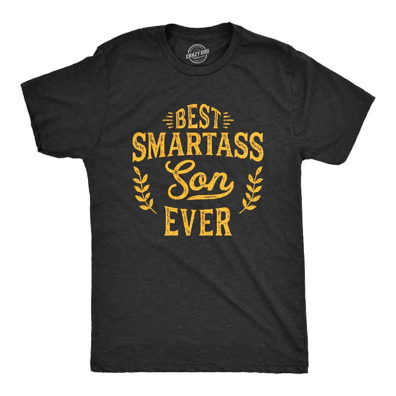 Men's UV - protection t - shirts for outdoor activities in the sunBest Smartass Son Ever Men's T Shirt Men's UV - protection t - shirts for outdoor activities in the sunBest Smartass Son Ever Men's T Shirt