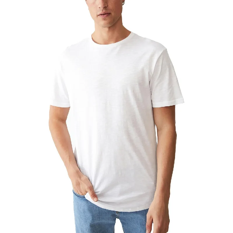 Men's lightweight performance t - shirts for running marathonsBig & Tall Mens Cotton Scooped Hem T-Shirt