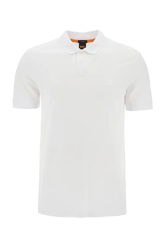 Men's polo t - shirts with a contrast collar for a preppy lookBoss Men's Slim Fit Passenger Polo Shirt Men's polo t - shirts with a contrast collar for a preppy lookBoss Men's Slim Fit Passenger Polo Shirt