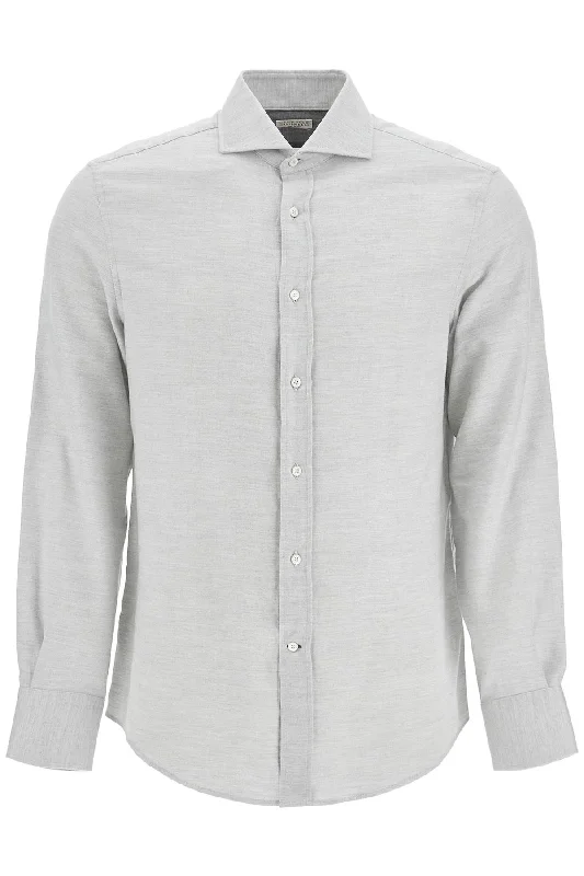 Men's printed Hawaiian t - shirts for tropical vacationsBrunello Cucinelli Men's Easy Fit Cotton-Lyocell Shirt Men's printed Hawaiian t - shirts for tropical vacationsBrunello Cucinelli Men's Easy Fit Cotton-Lyocell Shirt