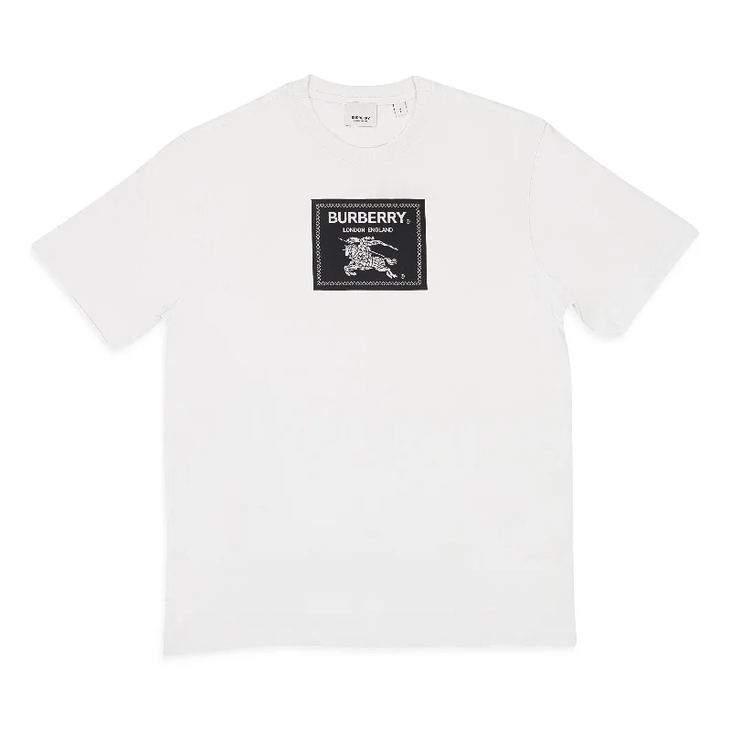Men's antimicrobial t - shirts for odor - free freshness during travelBURBERRY HORSE GRAPHIC WHITE T-SHIRT Men's antimicrobial t - shirts for odor - free freshness during travelBURBERRY HORSE GRAPHIC WHITE T-SHIRT