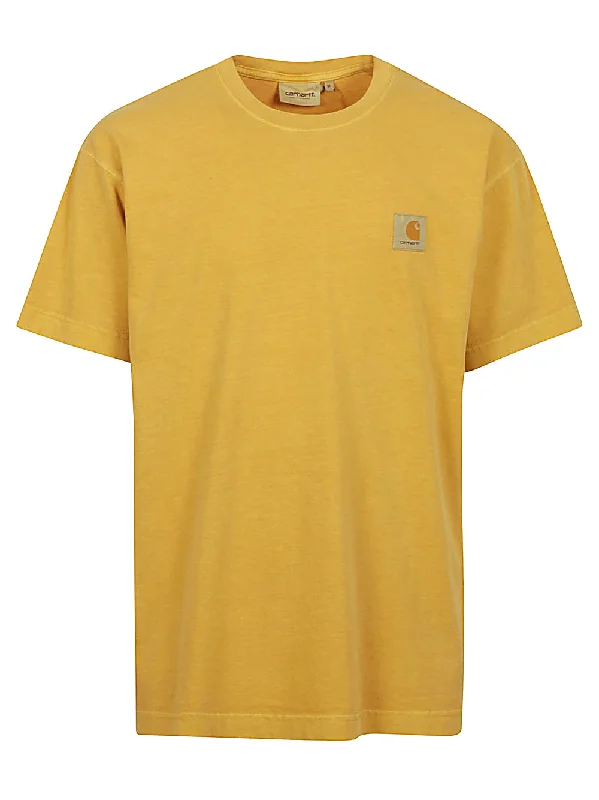 Men's polo t - shirts with a contrast collar for a preppy lookCarhartt Wip Main Men's T-Shirts And Polos yellow Men's polo t - shirts with a contrast collar for a preppy lookCarhartt Wip Main Men's T-Shirts And Polos yellow