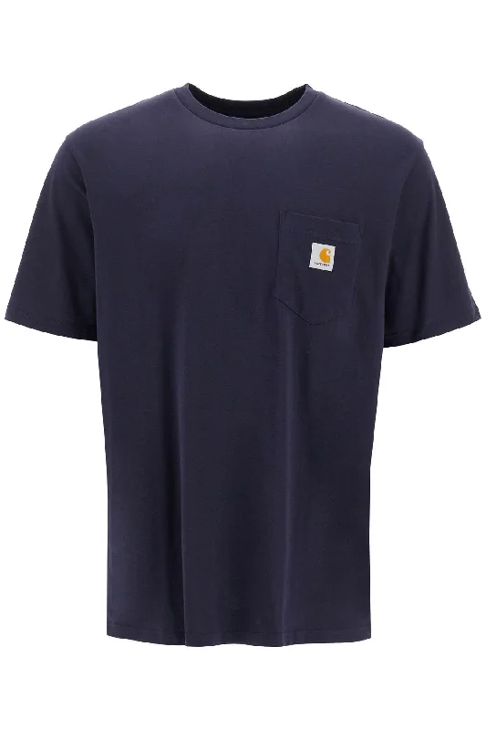 Men's short - sleeve linen t - shirts for summer beach outingsCarhartt Wip Men's T-Shirt With Chest Pocket Men's short - sleeve linen t - shirts for summer beach outingsCarhartt Wip Men's T-Shirt With Chest Pocket