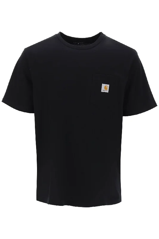 Men's polo t - shirts with a contrast collar for a preppy lookCarhartt Wip Men's T-Shirt With Chest Pocket Men's polo t - shirts with a contrast collar for a preppy lookCarhartt Wip Men's T-Shirt With Chest Pocket