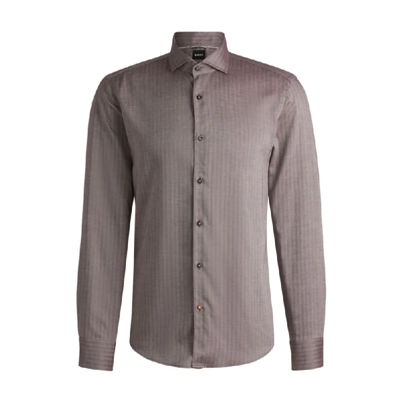 Men's distressed denim - look t - shirts with a rugged appealCasual-fit shirt in herringbone twill Men's distressed denim - look t - shirts with a rugged appealCasual-fit shirt in herringbone twill