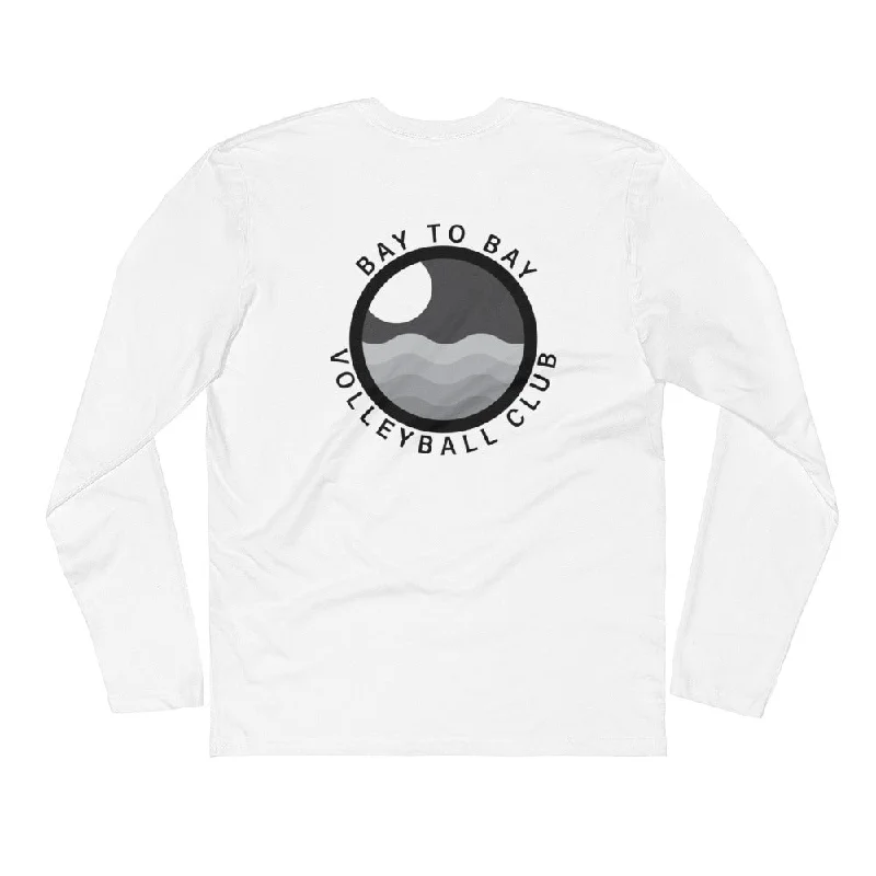 Men's long - sleeve henley t - shirts with button - down placketsCircle Long Sleeve Fitted Crew Men's long - sleeve henley t - shirts with button - down placketsCircle Long Sleeve Fitted Crew