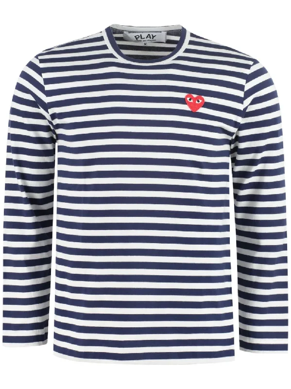 Men's mock - neck t - shirts with a modern and sleek styleComme Des Garcons Men's T-Shirts And Polos blue Men's mock - neck t - shirts with a modern and sleek styleComme Des Garcons Men's T-Shirts And Polos blue