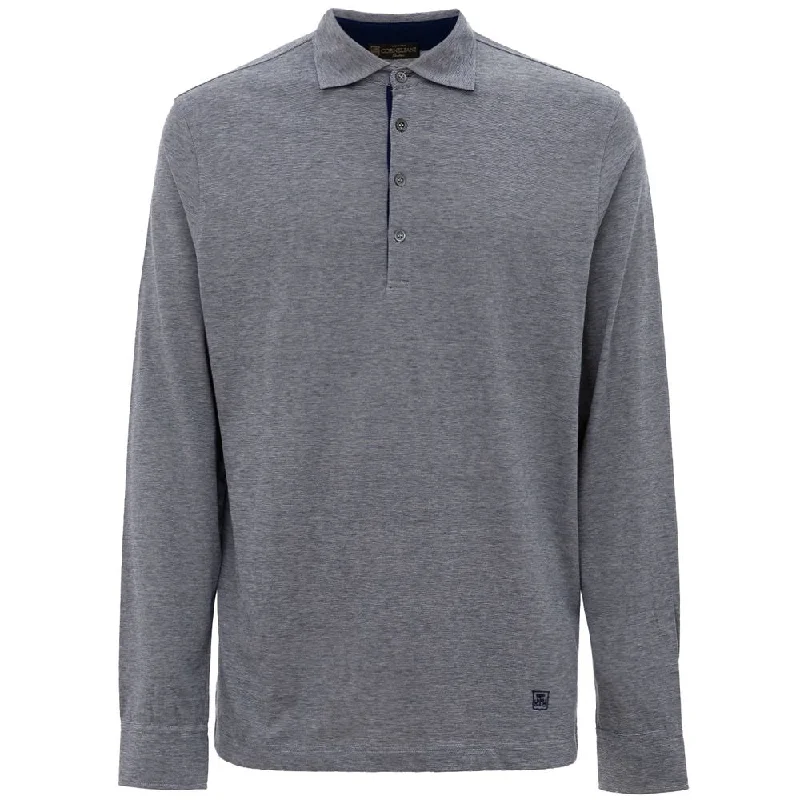 Men's smart - casual checkered t - shirts for semi - formal occasionsCorneliani Cotton Polo Men's Shirt Men's smart - casual checkered t - shirts for semi - formal occasionsCorneliani Cotton Polo Men's Shirt