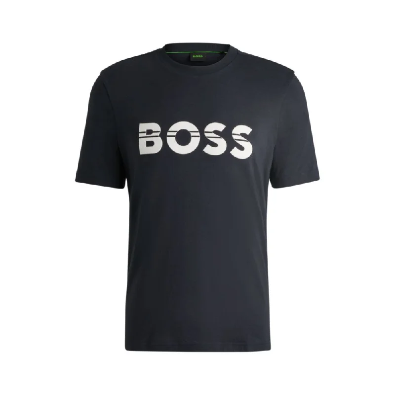 Men's moisture - wicking athletic t - shirts for intense workoutsCotton-jersey regular-fit T-shirt with logo artwork Men's moisture - wicking athletic t - shirts for intense workoutsCotton-jersey regular-fit T-shirt with logo artwork