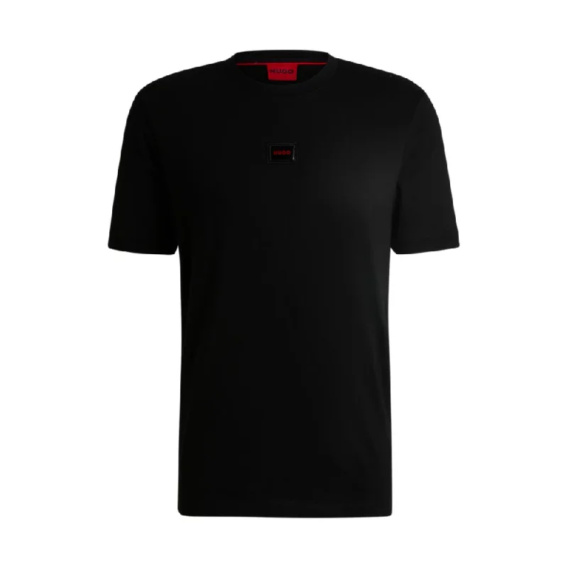 Men's UV - protection t - shirts for outdoor activities in the sunCotton-jersey T-shirt with jelly logo label Men's UV - protection t - shirts for outdoor activities in the sunCotton-jersey T-shirt with jelly logo label