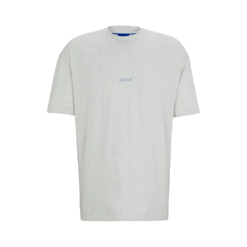 Men's slim - fit graphic t - shirts with vintage rock band printsCotton-jersey T-shirt with outline logos Men's slim - fit graphic t - shirts with vintage rock band printsCotton-jersey T-shirt with outline logos
