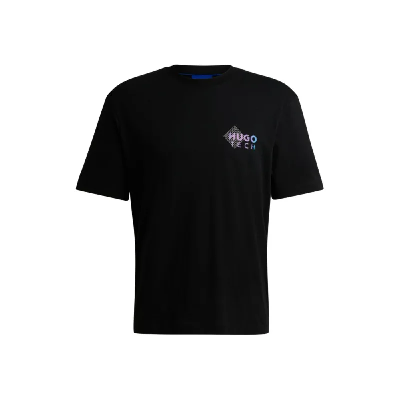 Men's tie - dye t - shirts with a bohemian styleCotton-jersey T-shirt with seasonal graphic prints Men's tie - dye t - shirts with a bohemian styleCotton-jersey T-shirt with seasonal graphic prints