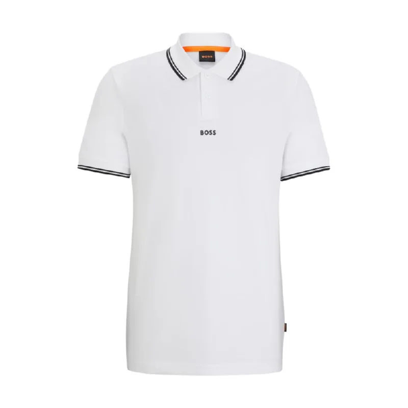 Men's distressed denim - look t - shirts with a rugged appealCotton-piqu polo shirt with contrast logo and tipping Men's distressed denim - look t - shirts with a rugged appealCotton-piqu polo shirt with contrast logo and tipping