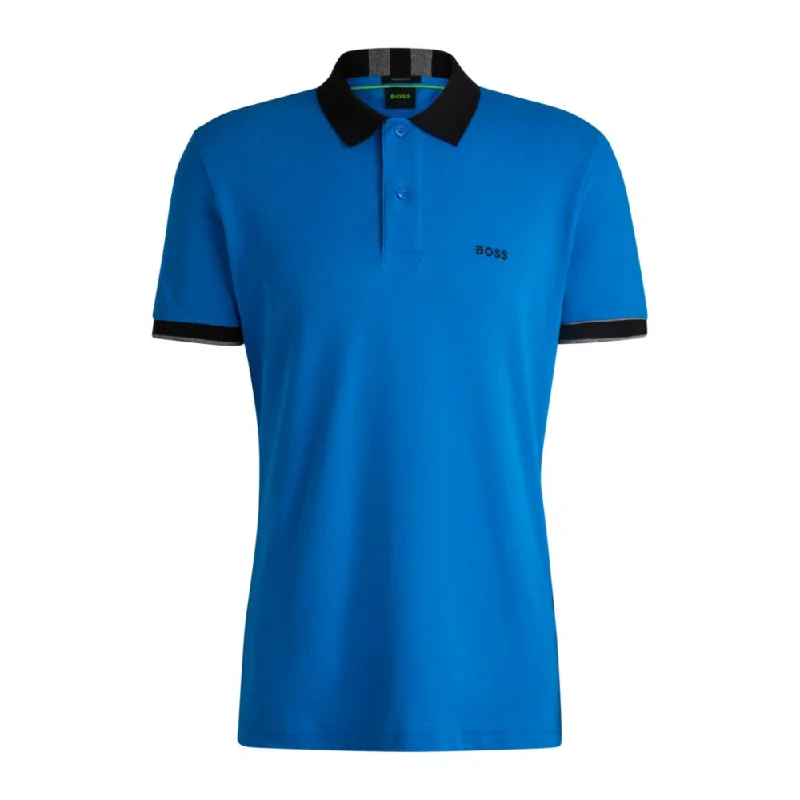 Men's eco - friendly recycled t - shirts for sustainable fashion choicesCotton-piqu polo shirt with contrast trims Men's eco - friendly recycled t - shirts for sustainable fashion choicesCotton-piqu polo shirt with contrast trims