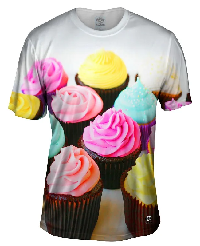 Men's smart - casual checkered t - shirts for semi - formal occasionsCupcake Sweetheart Men's smart - casual checkered t - shirts for semi - formal occasionsCupcake Sweetheart