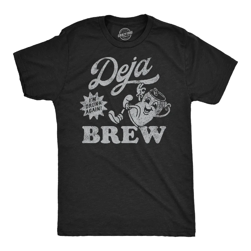 Men's printed Hawaiian t - shirts for tropical vacationsDeja Brew Men's T Shirt