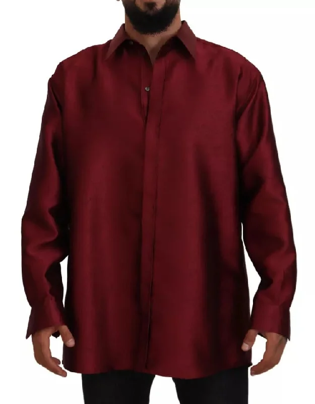 Men's polo t - shirts with a contrast collar for a preppy lookDolce & Gabbana Cotton Long Sleeve Men Formal Men's Shirt (Pre-Owned) Men's polo t - shirts with a contrast collar for a preppy lookDolce & Gabbana Cotton Long Sleeve Men Formal Men's Shirt (Pre-Owned)