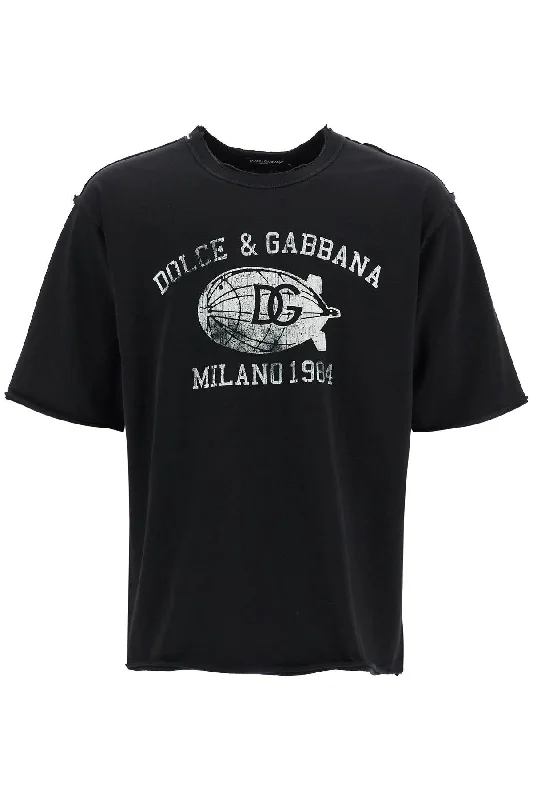 Men's moisture - wicking athletic t - shirts for intense workoutsDolce & Gabbana Men's Oversized Printed T Men's moisture - wicking athletic t - shirts for intense workoutsDolce & Gabbana Men's Oversized Printed T