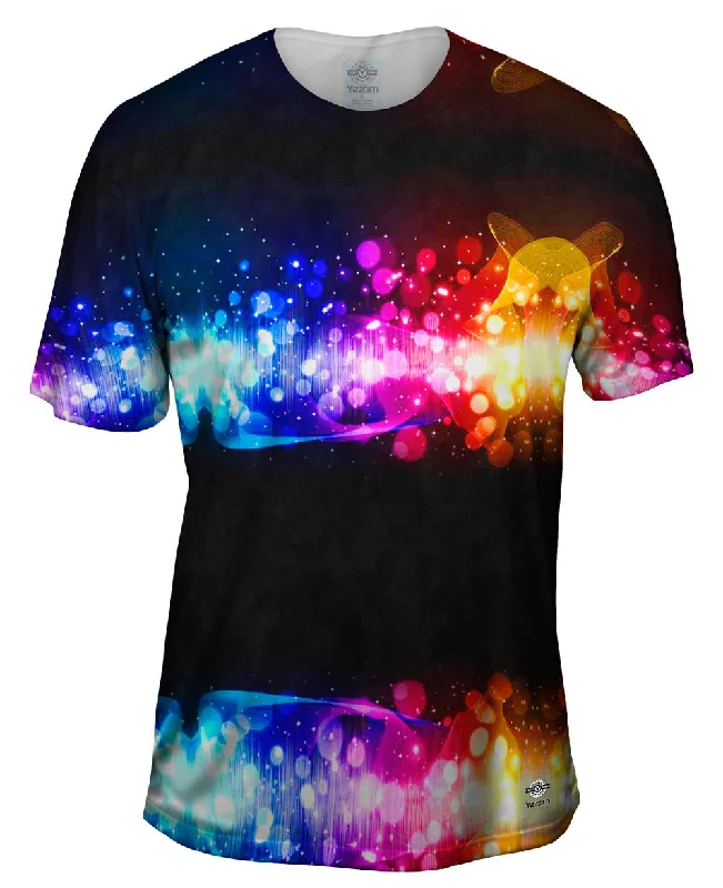Men's polo t - shirts with a contrast collar for a preppy lookEdm Dance The Music