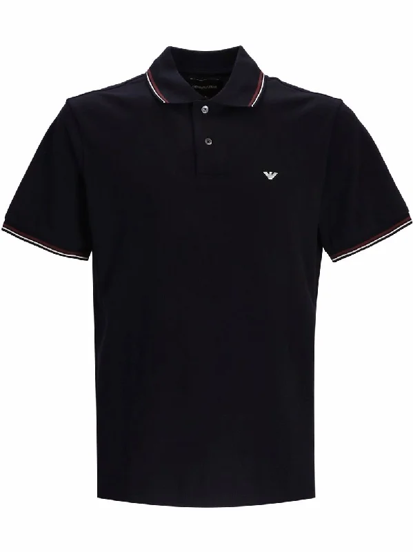 Men's mock - neck t - shirts with a modern and sleek styleEmporio Armani Men's T-Shirts And Polos blue Men's mock - neck t - shirts with a modern and sleek styleEmporio Armani Men's T-Shirts And Polos blue