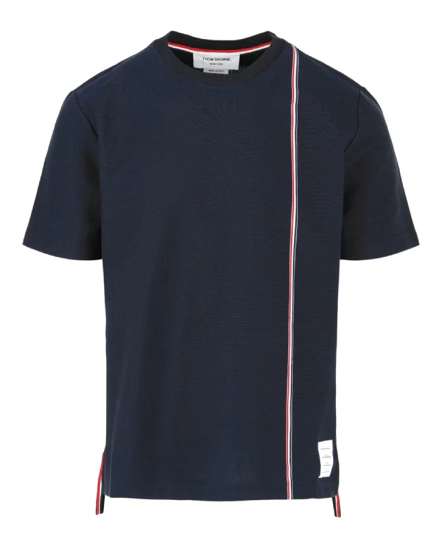 Men's long - sleeve henley t - shirts with button - down placketsEngineered Stripe T-Shirt Men's long - sleeve henley t - shirts with button - down placketsEngineered Stripe T-Shirt