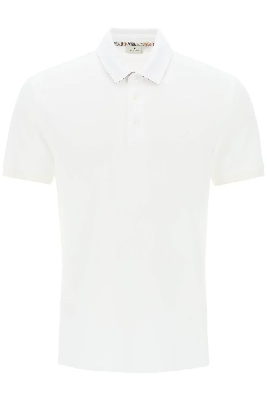 Men's short - sleeve linen t - shirts for summer beach outingsEtro Men's Regular Fit Polo Shirt