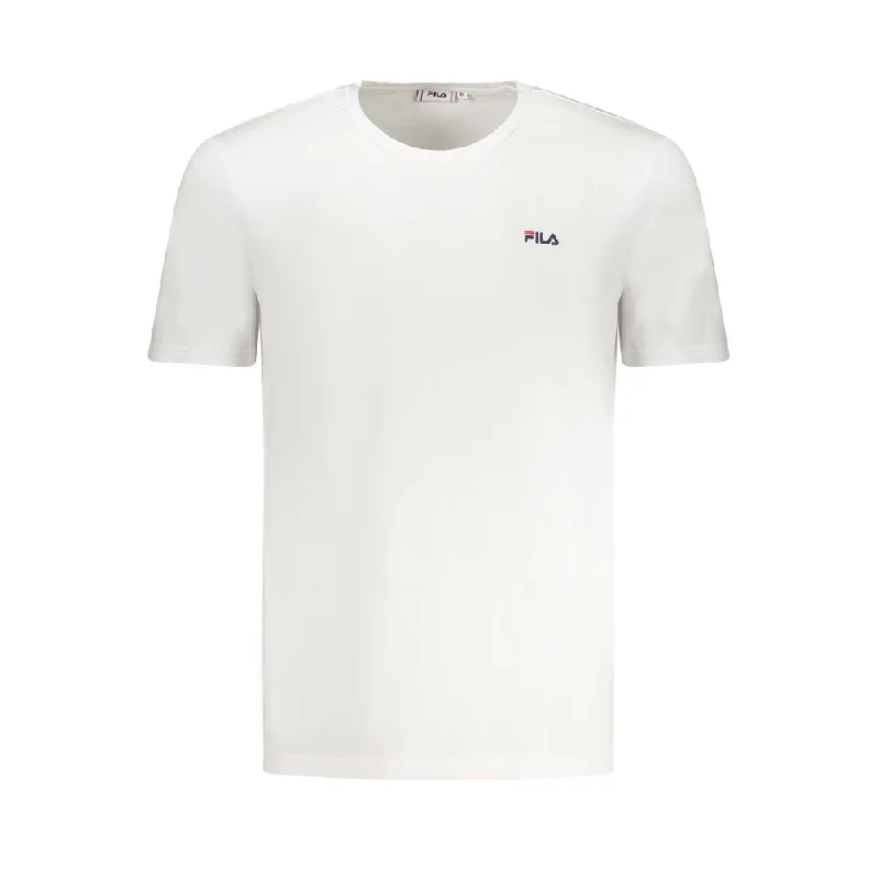 Men's short - sleeve linen t - shirts for summer beach outingsFila Cotton Men's T-Shirt Men's short - sleeve linen t - shirts for summer beach outingsFila Cotton Men's T-Shirt
