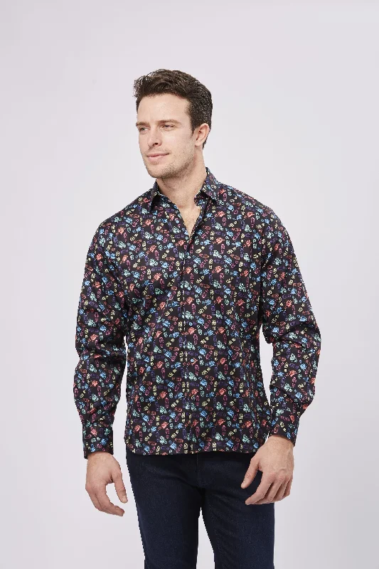 Men's moisture - wicking athletic t - shirts for intense workoutsFoot Prints and Splash Marks Shirt Men's moisture - wicking athletic t - shirts for intense workoutsFoot Prints and Splash Marks Shirt
