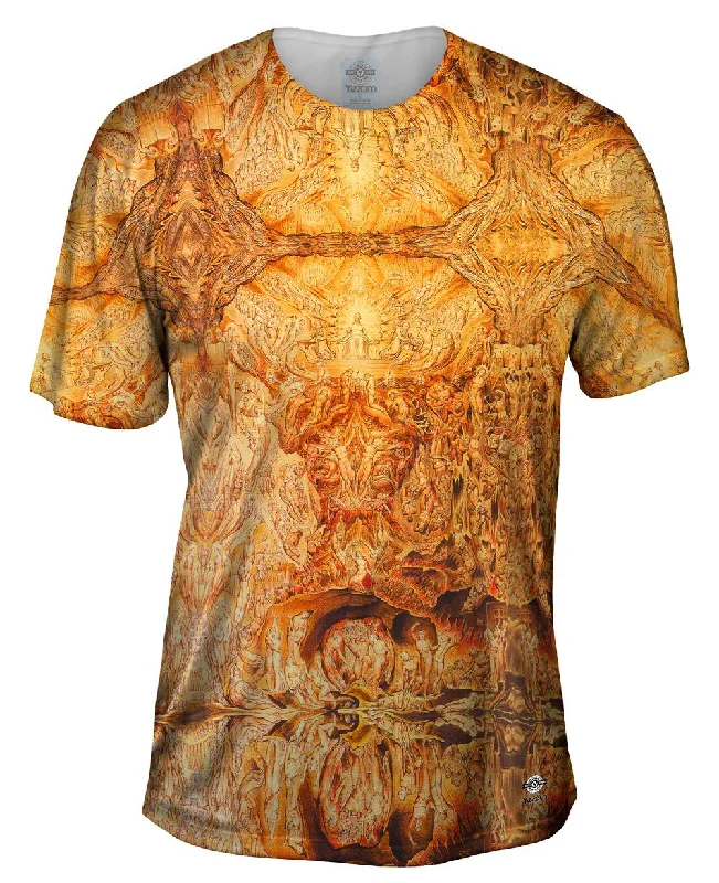 Men's lightweight performance t - shirts for running marathonsFrancois Boucher - "A Vision of the Last Judgment" (1808) Men's lightweight performance t - shirts for running marathonsFrancois Boucher - "A Vision of the Last Judgment" (1808)