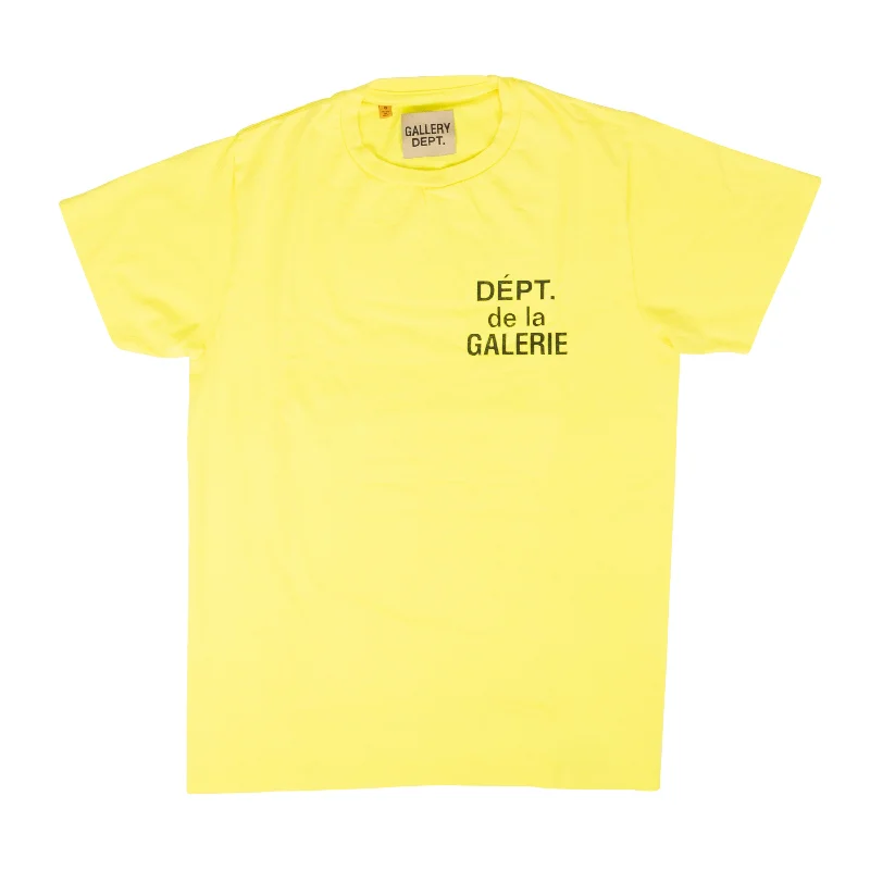 Men's UV - protection t - shirts for outdoor activities in the sunGallery Dept. French Tee - Yellow Men's UV - protection t - shirts for outdoor activities in the sunGallery Dept. French Tee - Yellow