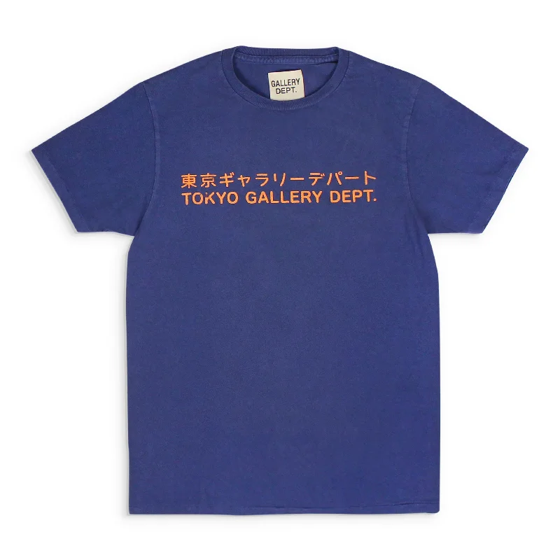 Men's v - neck muscle t - shirts for a body - building aestheticGallery Dept. Tokyo T-Shirt - Navy Men's v - neck muscle t - shirts for a body - building aestheticGallery Dept. Tokyo T-Shirt - Navy