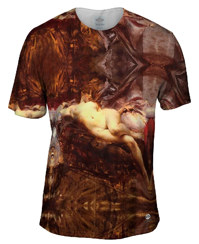 Men's UV - protection t - shirts for outdoor activities in the sunGiovanni Boldini - "Reclining Nude" (1930) Men's UV - protection t - shirts for outdoor activities in the sunGiovanni Boldini - "Reclining Nude" (1930)