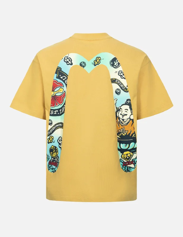 Men's lightweight performance t - shirts for running marathonsGodhead Daicock Print Relax Fit T-shirt Men's lightweight performance t - shirts for running marathonsGodhead Daicock Print Relax Fit T-shirt