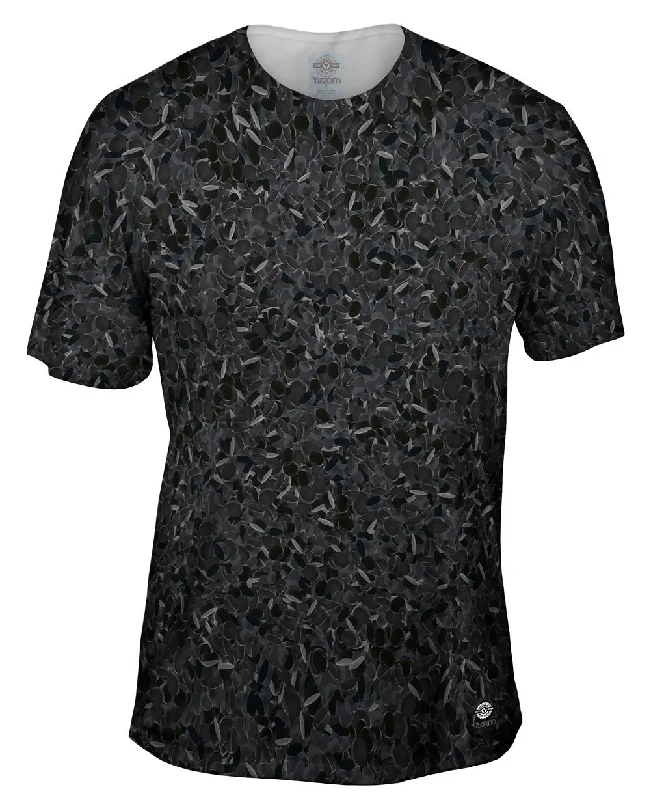 Men's long - sleeve henley t - shirts with button - down placketsHockey Pride Puck