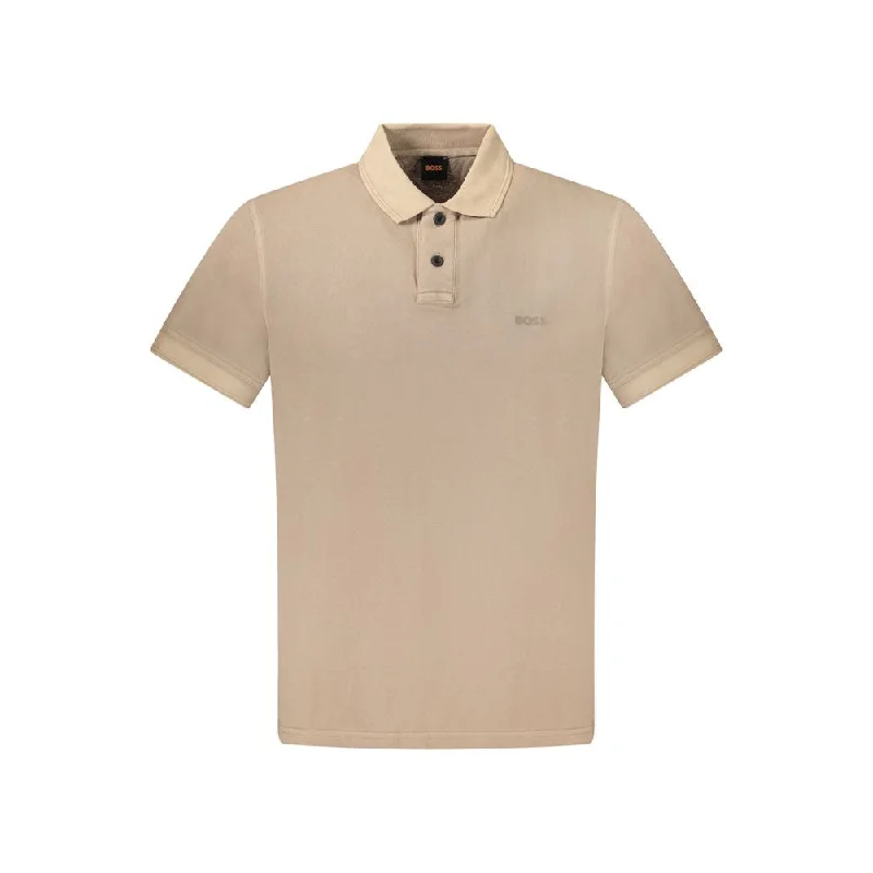 Men's tie - dye t - shirts with a bohemian styleHugo Boss  Cotton Polo Men's Shirt