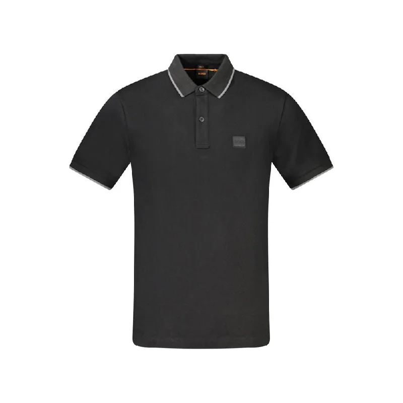 Men's ribbed t - shirts with a textured finish for added styleHugo Boss Cotton Polo Men's Shirt Men's ribbed t - shirts with a textured finish for added styleHugo Boss Cotton Polo Men's Shirt