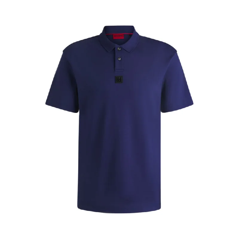 Men's printed Hawaiian t - shirts for tropical vacationsInterlock-cotton polo shirt with stacked logo Men's printed Hawaiian t - shirts for tropical vacationsInterlock-cotton polo shirt with stacked logo