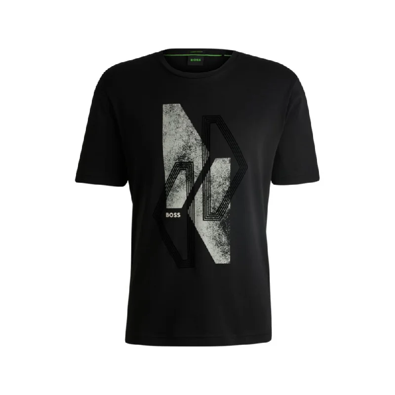 Men's UV - protection t - shirts for outdoor activities in the sunInterlock-cotton regular-fit T-shirt with seasonal artwork
