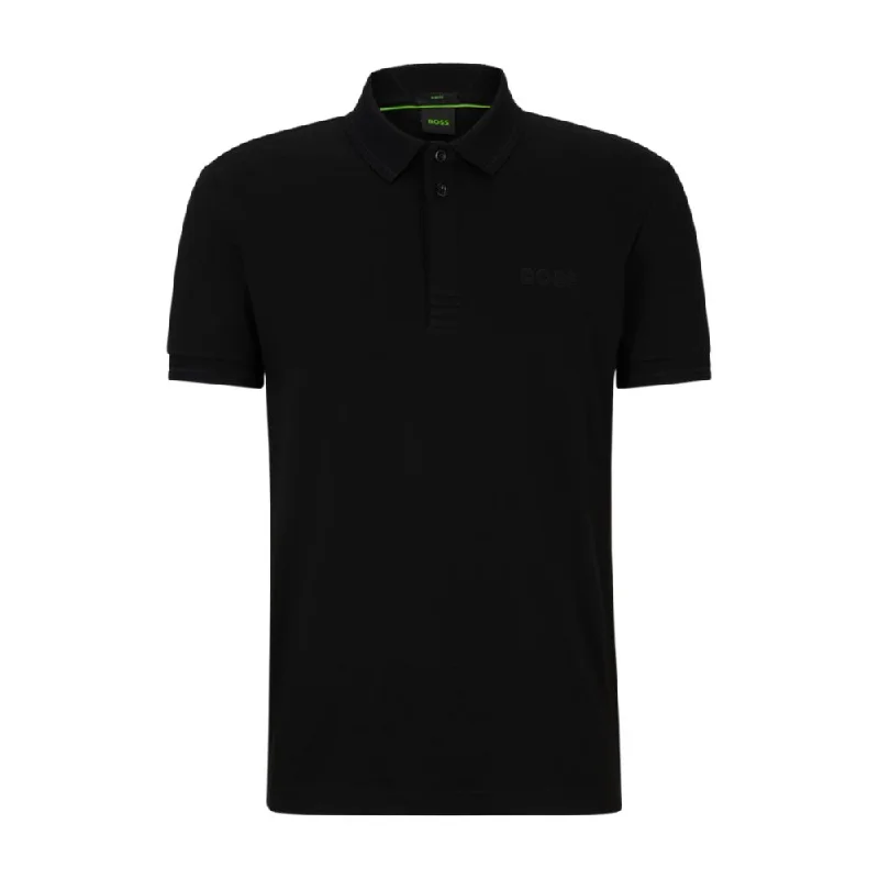 Men's smart - casual checkered t - shirts for semi - formal occasionsInterlock-cotton slim-fit polo shirt with mesh logo Men's smart - casual checkered t - shirts for semi - formal occasionsInterlock-cotton slim-fit polo shirt with mesh logo