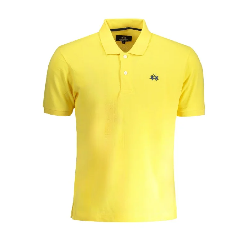 Men's polo t - shirts with a contrast collar for a preppy lookLa Martina Cotton Polo Men's Shirt Men's polo t - shirts with a contrast collar for a preppy lookLa Martina Cotton Polo Men's Shirt