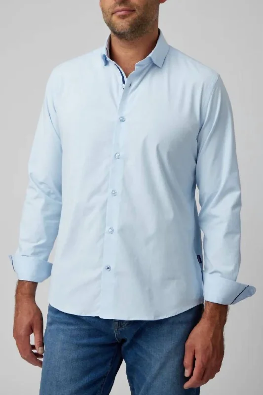 Men's moisture - wicking athletic t - shirts for intense workoutsLong Sleeve Dry Touch Shirt In Light Blue Men's moisture - wicking athletic t - shirts for intense workoutsLong Sleeve Dry Touch Shirt In Light Blue